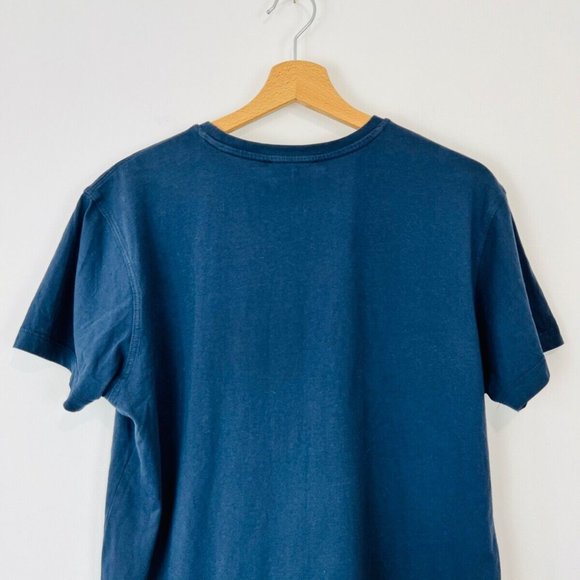 Roberto Cavalli Navy Blue Tiger Print Spell Out Logo Slim Fit T Shirt UK XXL - Picture 11 of 13